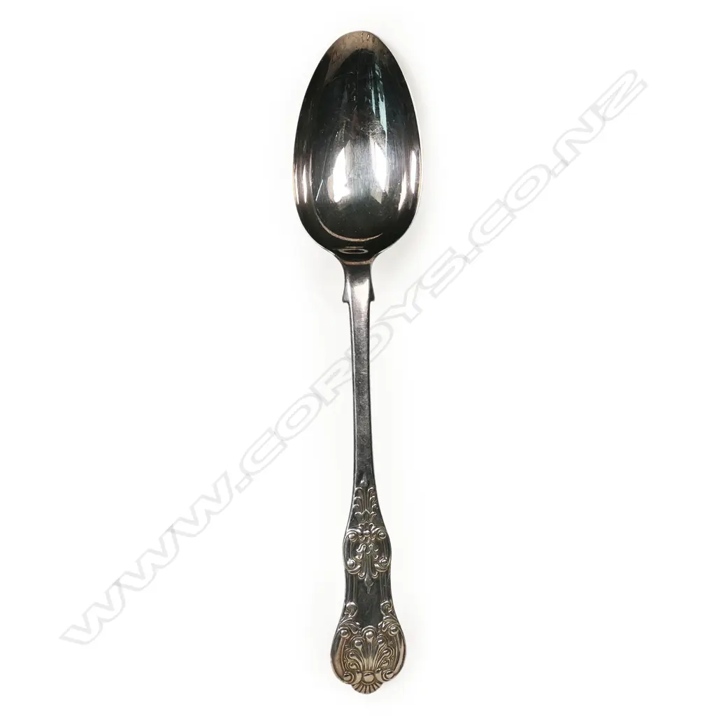 Harrop & Neill (Dunedin) silver serving spoon, Image 1++